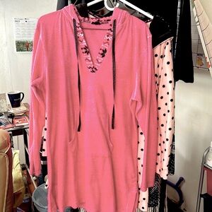 Steve Madden Tunic Fleece Hoodie